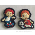 high sale well design happy little boy shape 2D soft pvc label